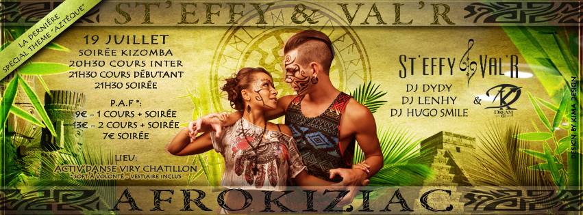 AfroKIZiac, soirée de clôture !! Mardi 19 Juillet