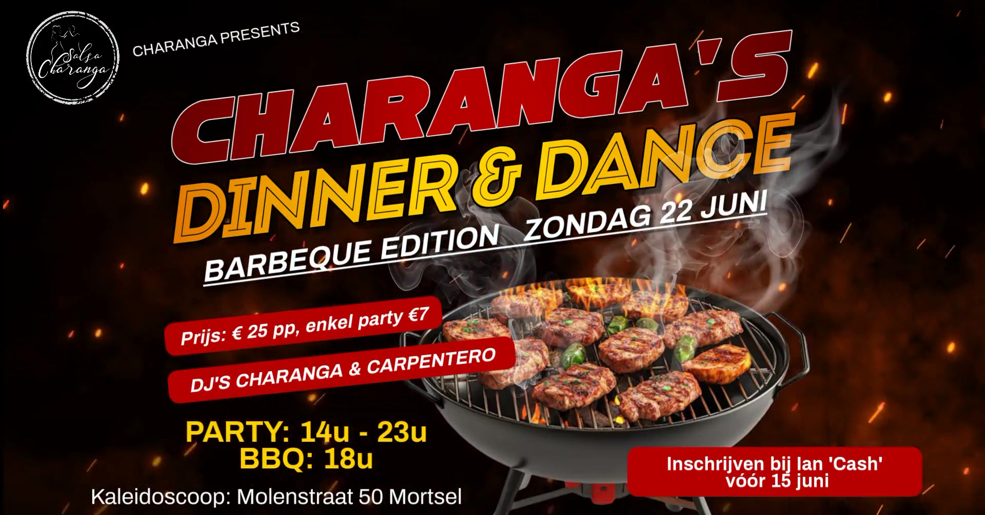 Charanga's Dinner & Dance @ Kaleidoscoop BBQ-EDITION
