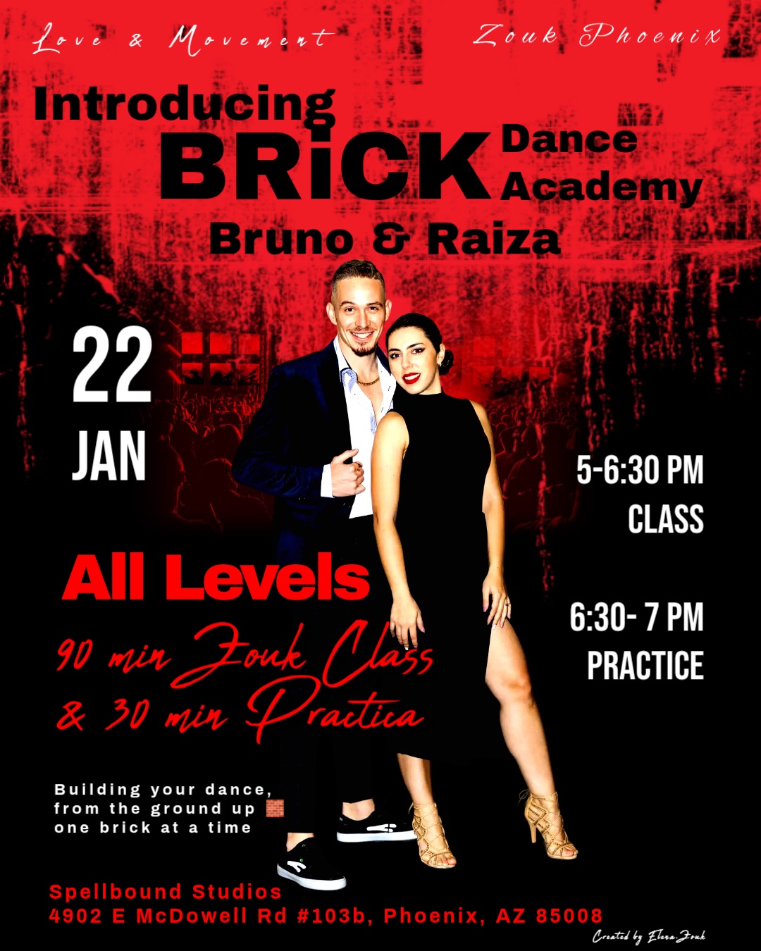 Bruno & Raiza Brazilian Zouk Welcome Class