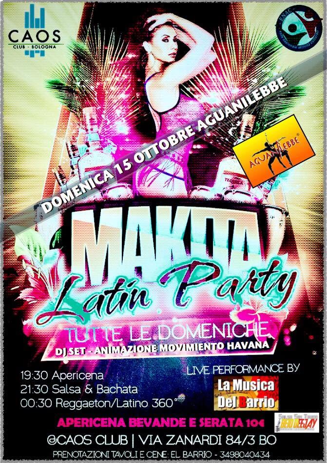 MAKITA CAOS DOMENICA LATINA 15 10 AGUANILEBBE