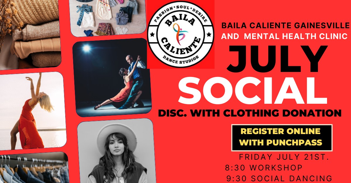 Baila Caliente July Social