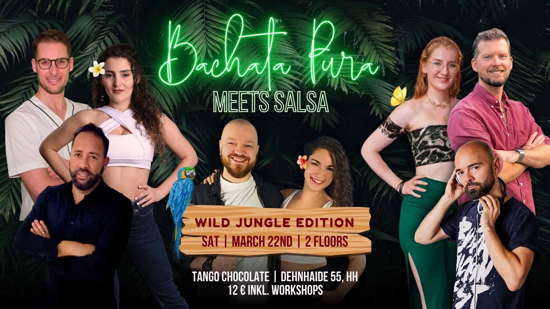 Bachata Pura meets Salsa 🌴Wild Jungle Edition 🐯 22nd of March