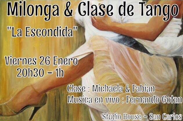 Milonga "La Escondida" & Tango Lesson