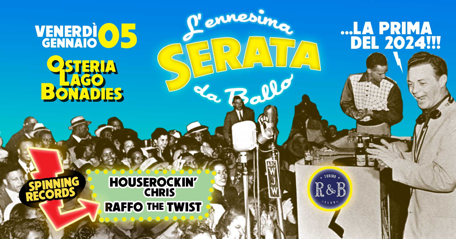 L'Ennesima Serata da Ballo ✦ 5 gennaio ✦ Osteria Lago Bonadies