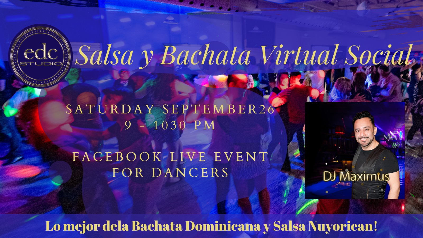 edcSTUDIO Salsa y Bachata Virtual Social