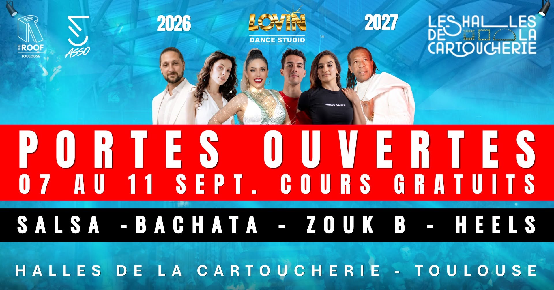 🔥PORTES OUVERTES 7 au 11 sept🔥 📍Halles de la Cartoucherie ❤️TOUS LES COURS GRATUITS❤️