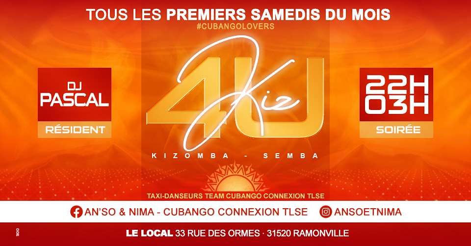 KIZ4U D'AOÛT - SAM. 3 Août 2024 - DJ PASCAL
