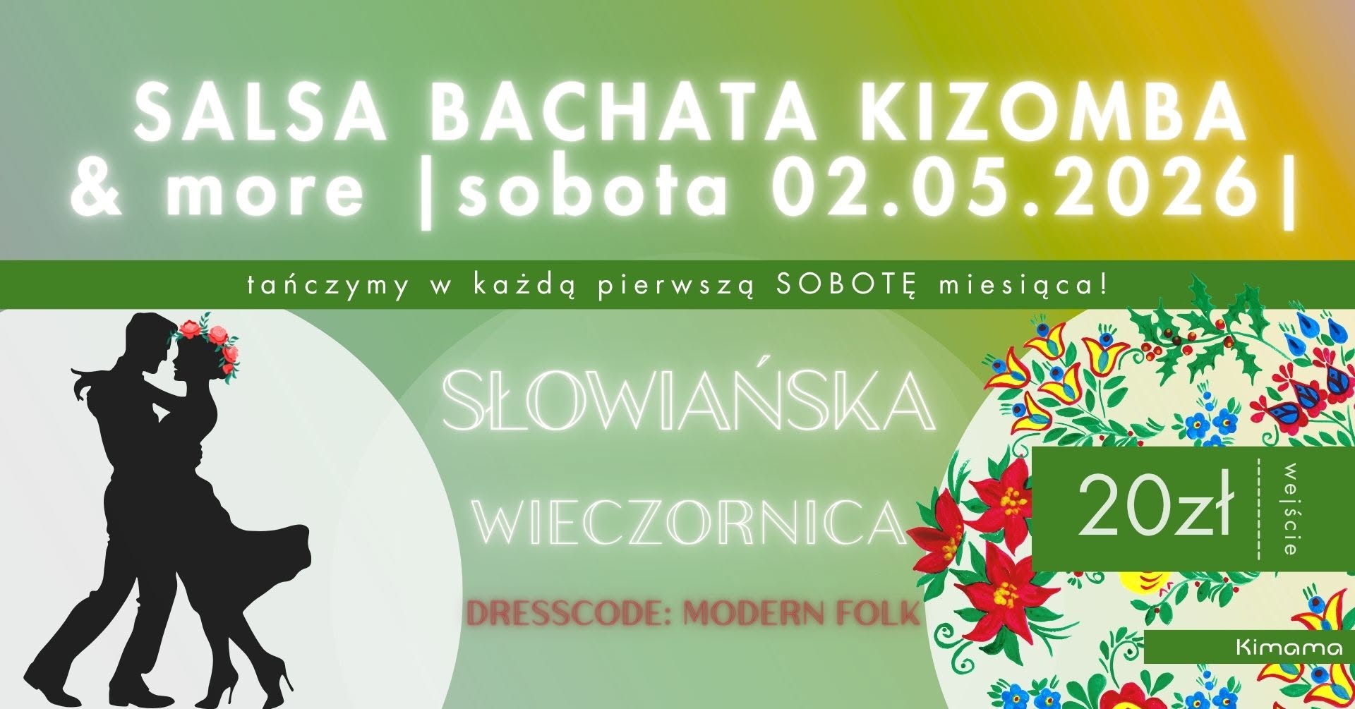 TAŃCZYMY W SOBOTĘ- każdą pierwszą miesiąca
