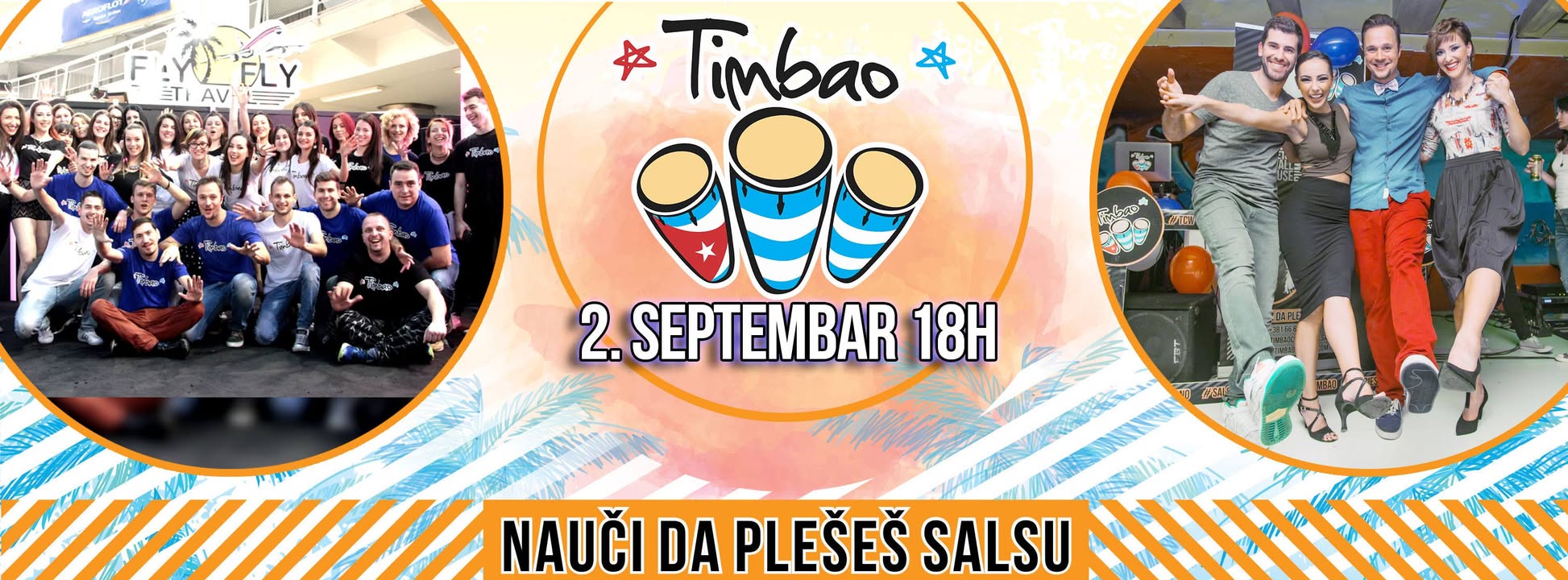 NOVA Početna GRUPA SALSE 2.Septembar 18h - Timbao Skola Salse