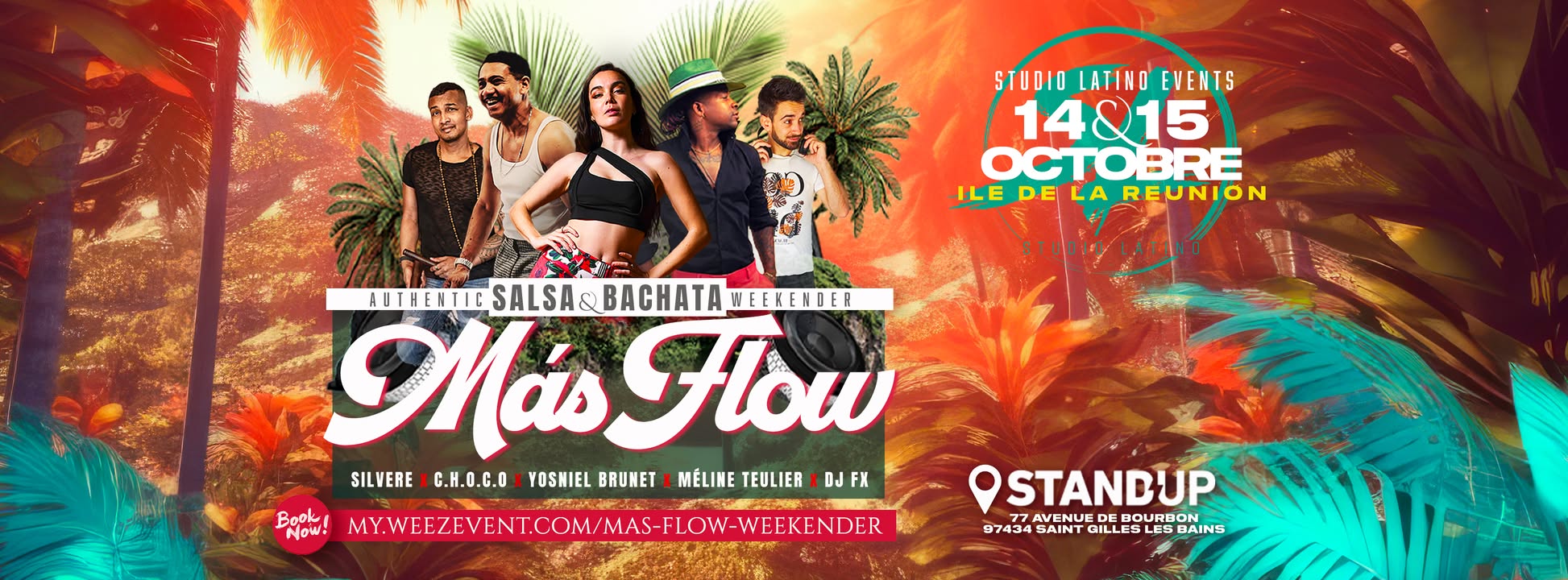 Mas Flow : Authentic Salsa & Bachata Weekender @ St gilles