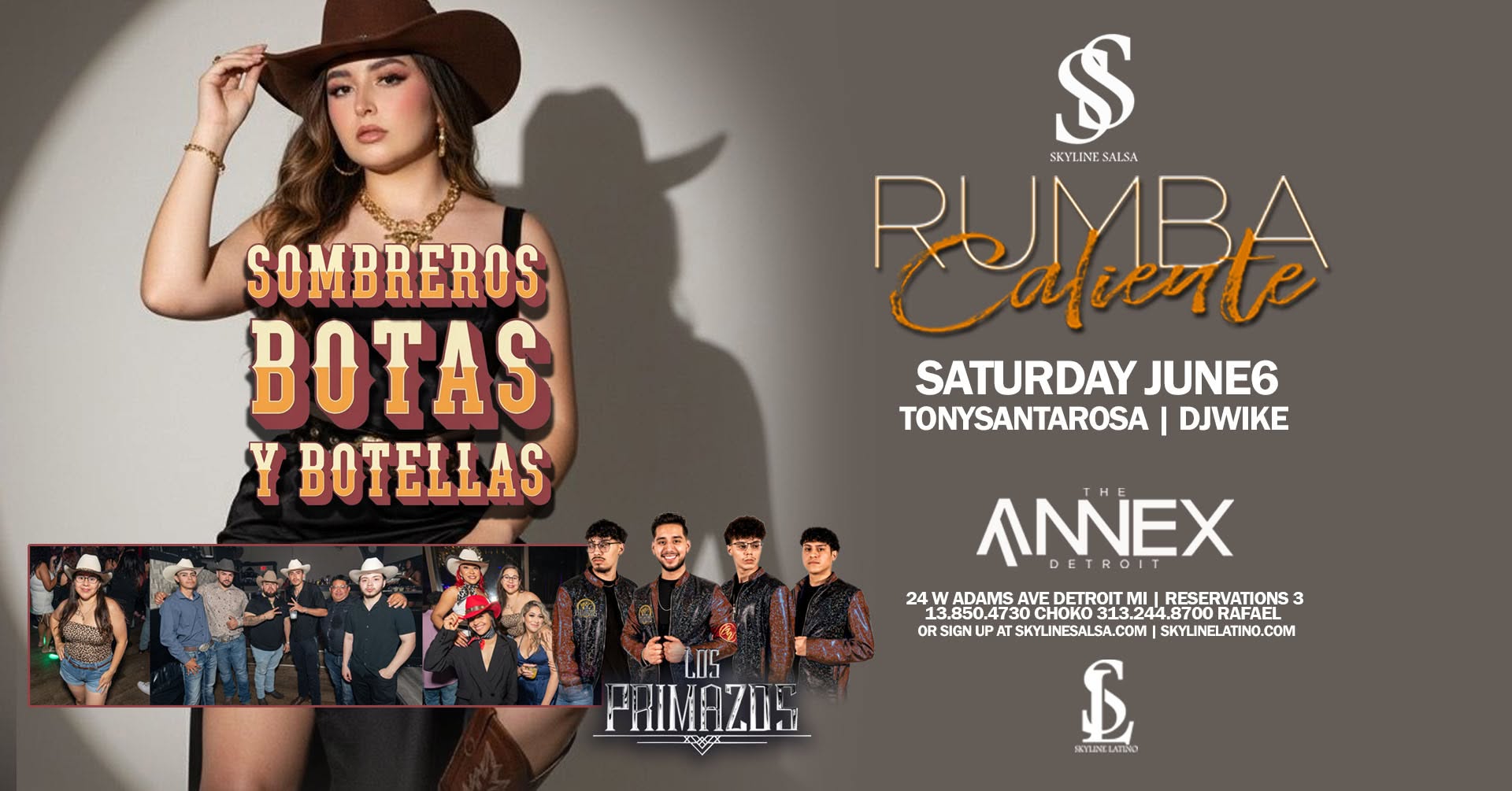 Rumba Caliente Norteños Edition Saturday June 6th : Sombreros Botas Y Botellas