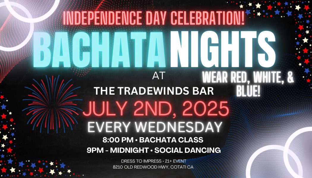 BACHATA NIGHT @ TRADEWINDS BAR!