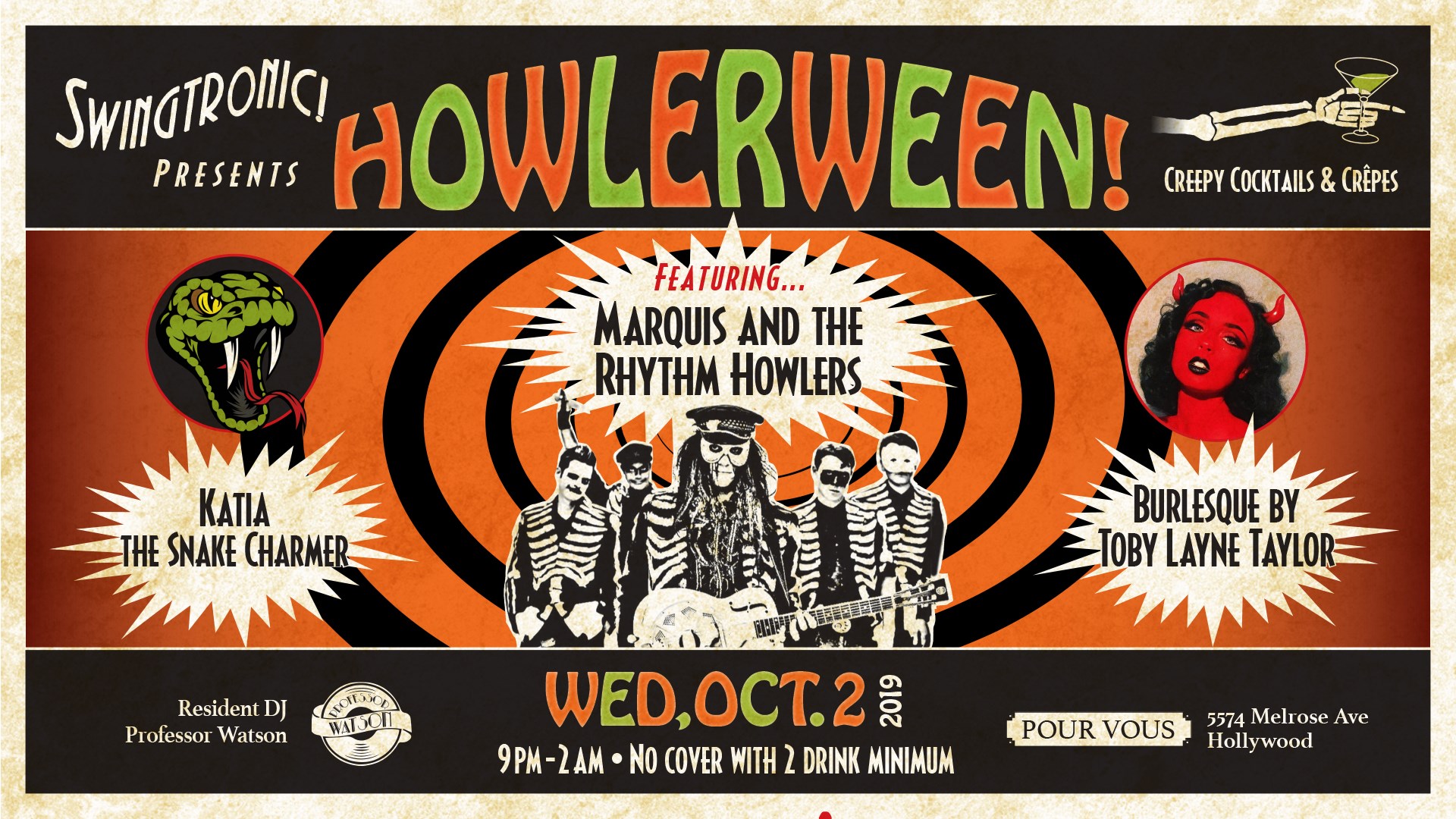 Swingtronic Howlerween with Marquis & The Rhythm Howlers!