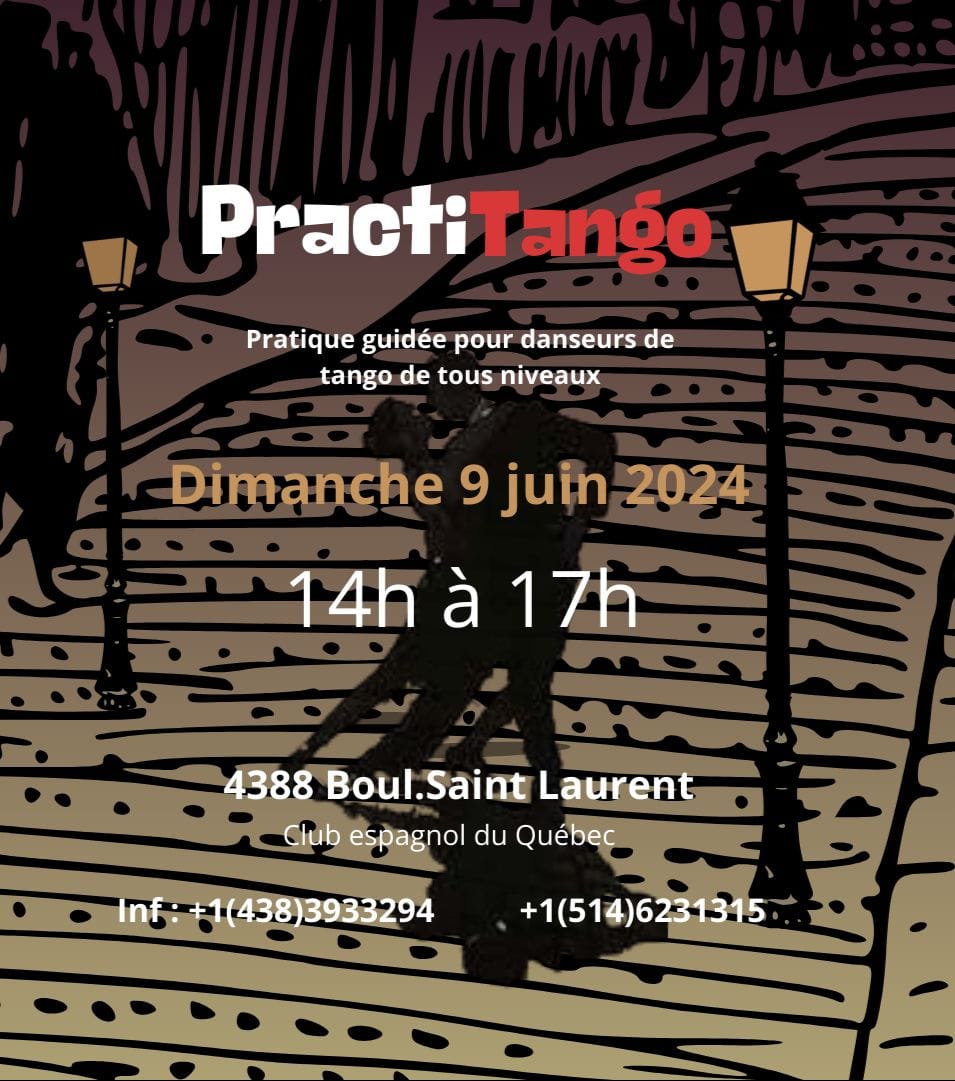 PractiTango 🕺🏼💃🏼Pratique guidée de Tango