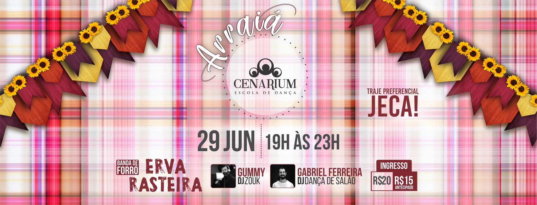Arraiá Cenarium com Banda Erva Rasteira