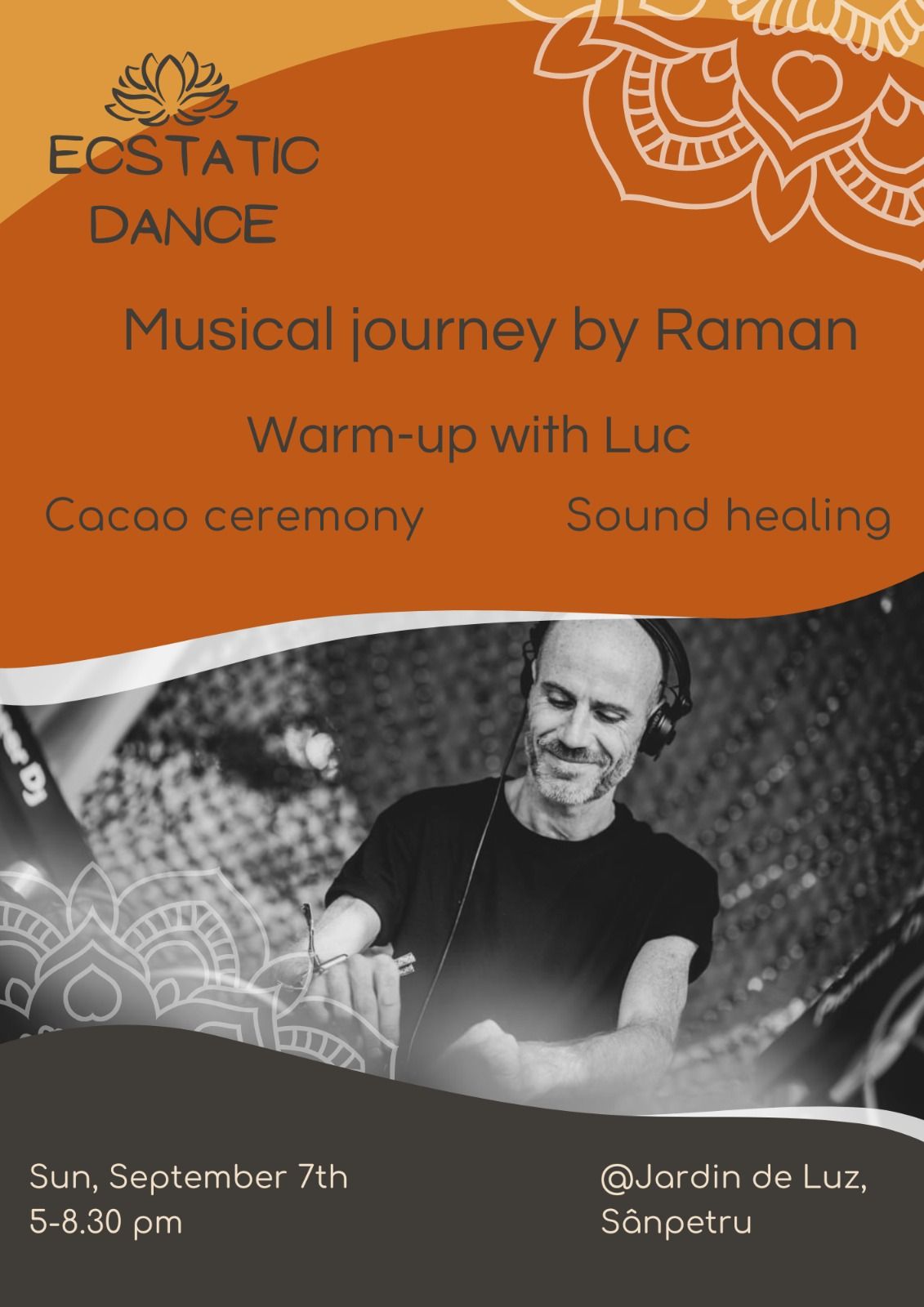 Ecstatic Dance : dj Raman @ jardin de luz