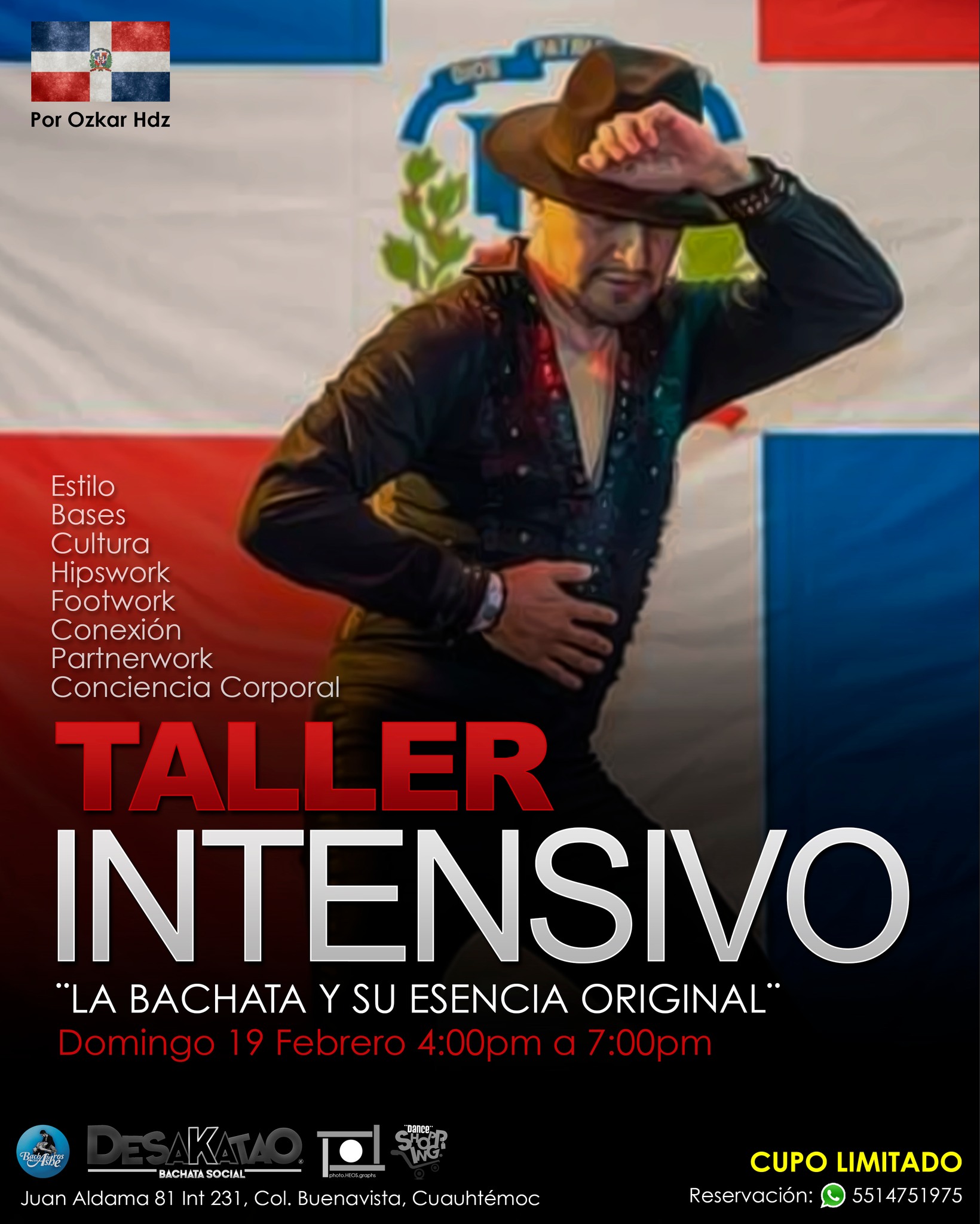 ¨TALLER INTENSIVO DE BACHATA TRADICIONAL¨ 3hrs