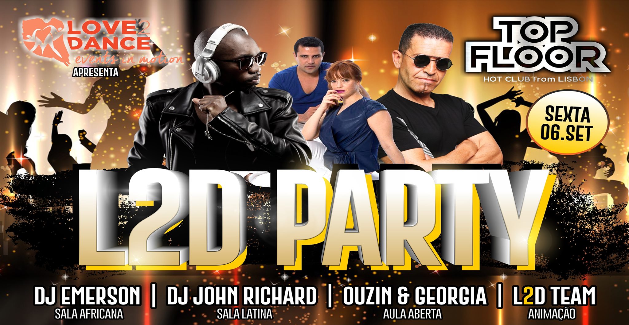 L2D Party - Sexta 6 Setembro no Top Floor