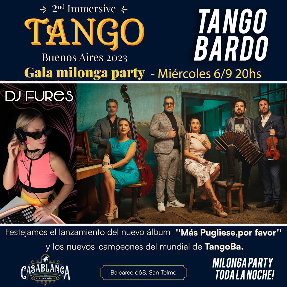Milonga Party! Immersive Tango Bardo - Dj Fures - Los campeones