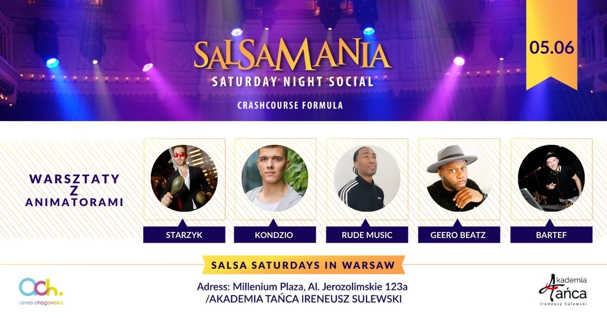 SALSAMANIA 5.VI - special Urban Kiz guests: Dwe & Gaby
