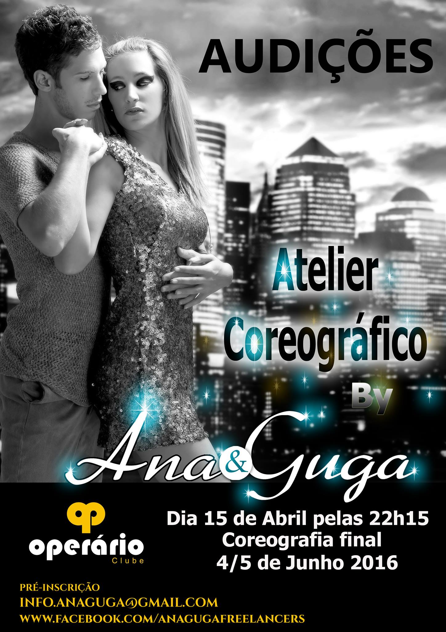 Audições - Atelier Coreográfico by Ana e Guga
