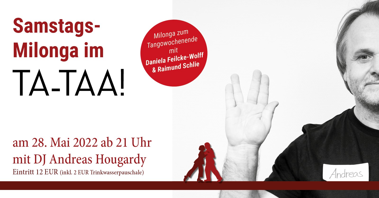 Samstags-Milonga im TA-TAA!