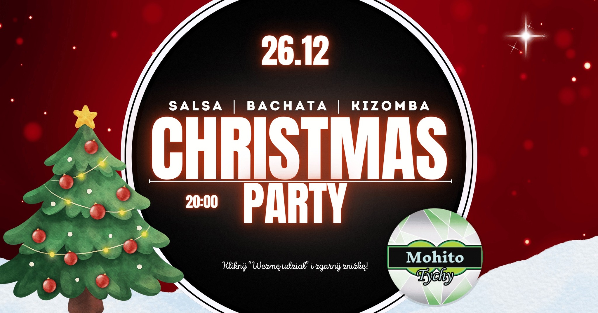 IMPREZA CHRISTMAS PARTY BACHATA SALSA KIZOMBA W MOHITO TYCHY!