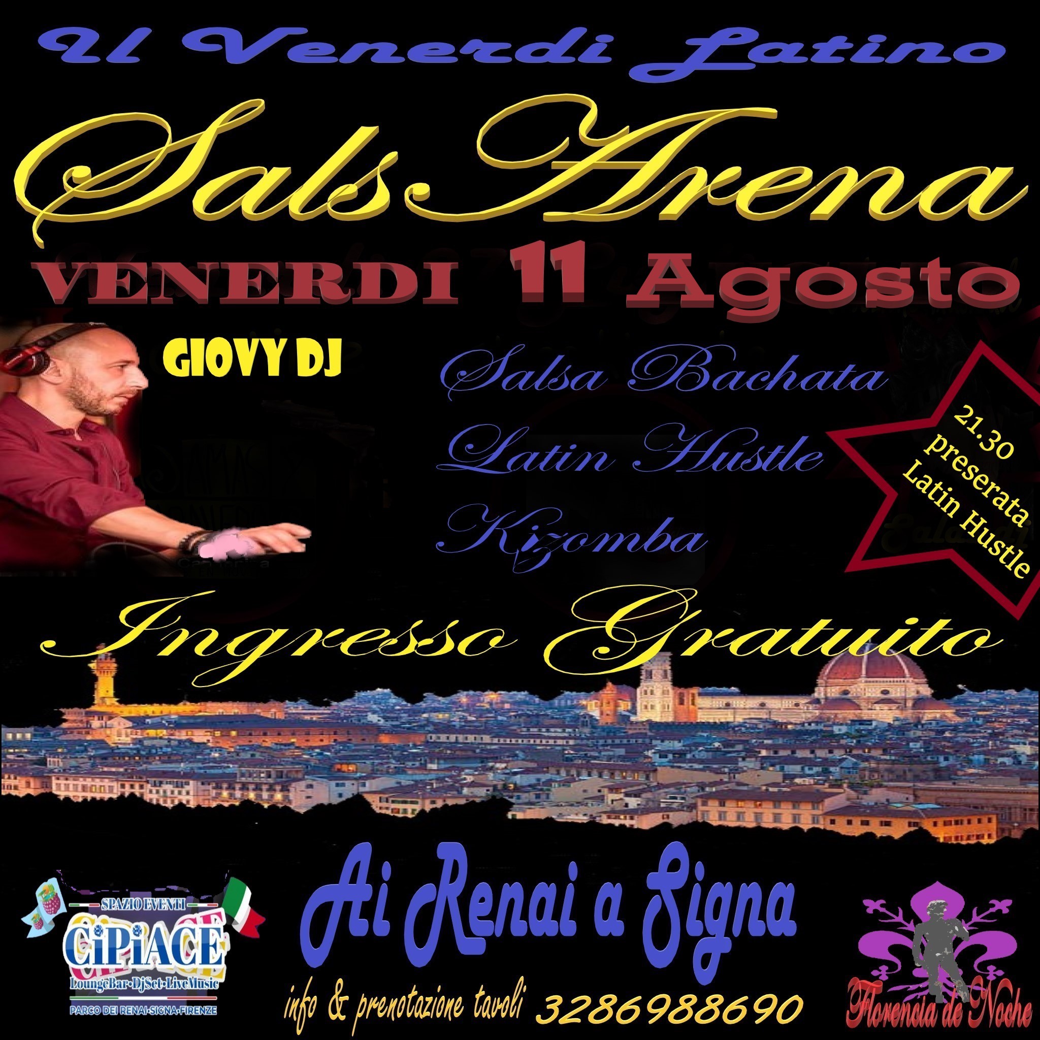 VENERDI 11 AGOSTO SALSARENA