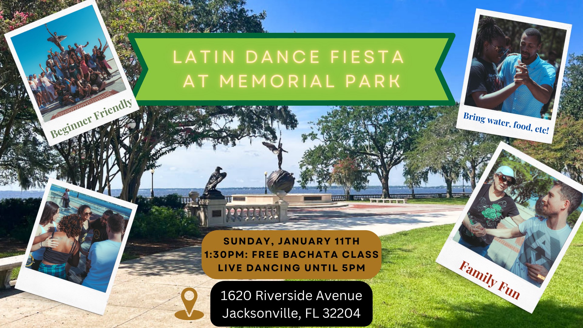 Latin Dance Fiesta by the River: Dancing at Memorial Park