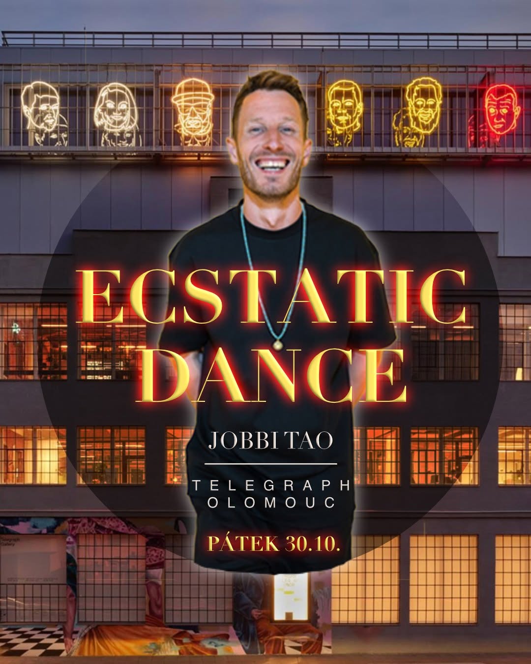 ECSTATIC DANCE DJ JOBBI TAO Olomouc - Telegraph Pátek 30.10.