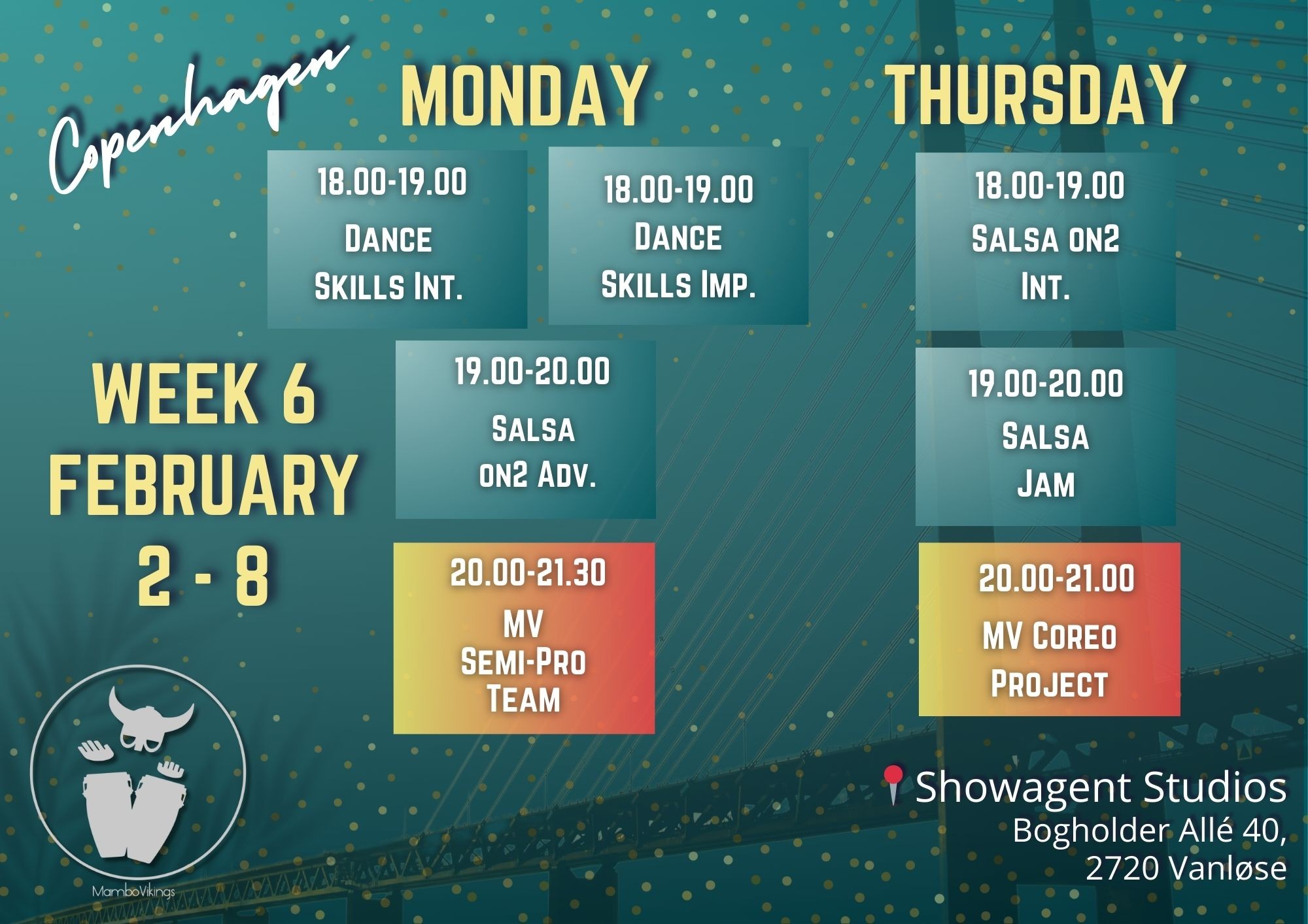 MAMBO VIKINGS OPEN HOUSE WEEK & SEASON START (COPENHAGEN)
