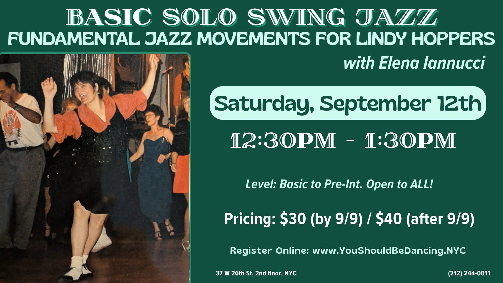 Basic SOLO SWING JAZZ with Elena Iannucci