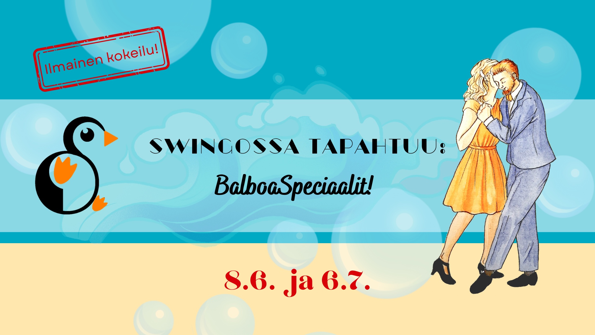 Swingtanssit Nallikarissa - Balboan pika-alkeet