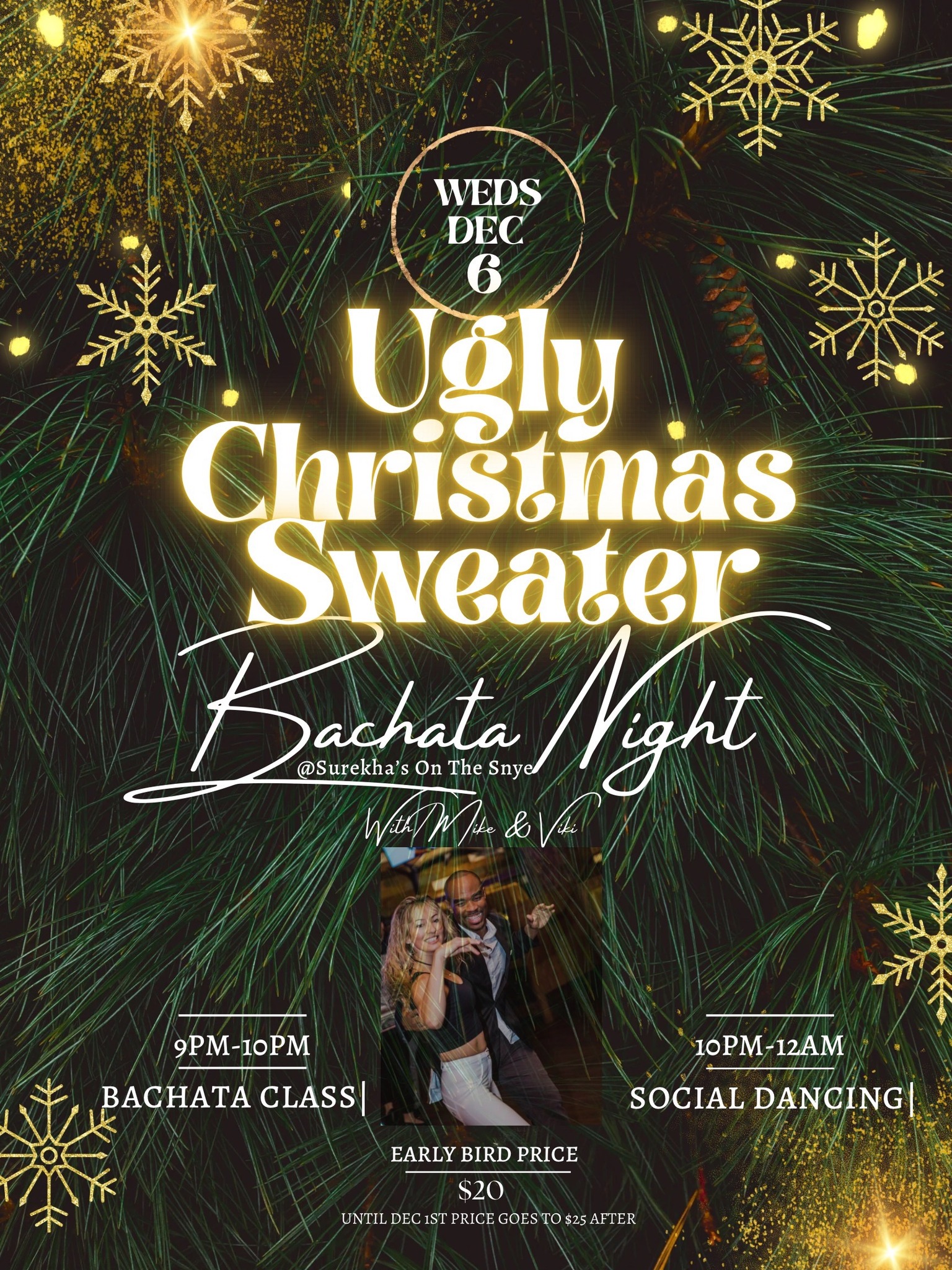 Ugly Christmas Sweater Bachata Night