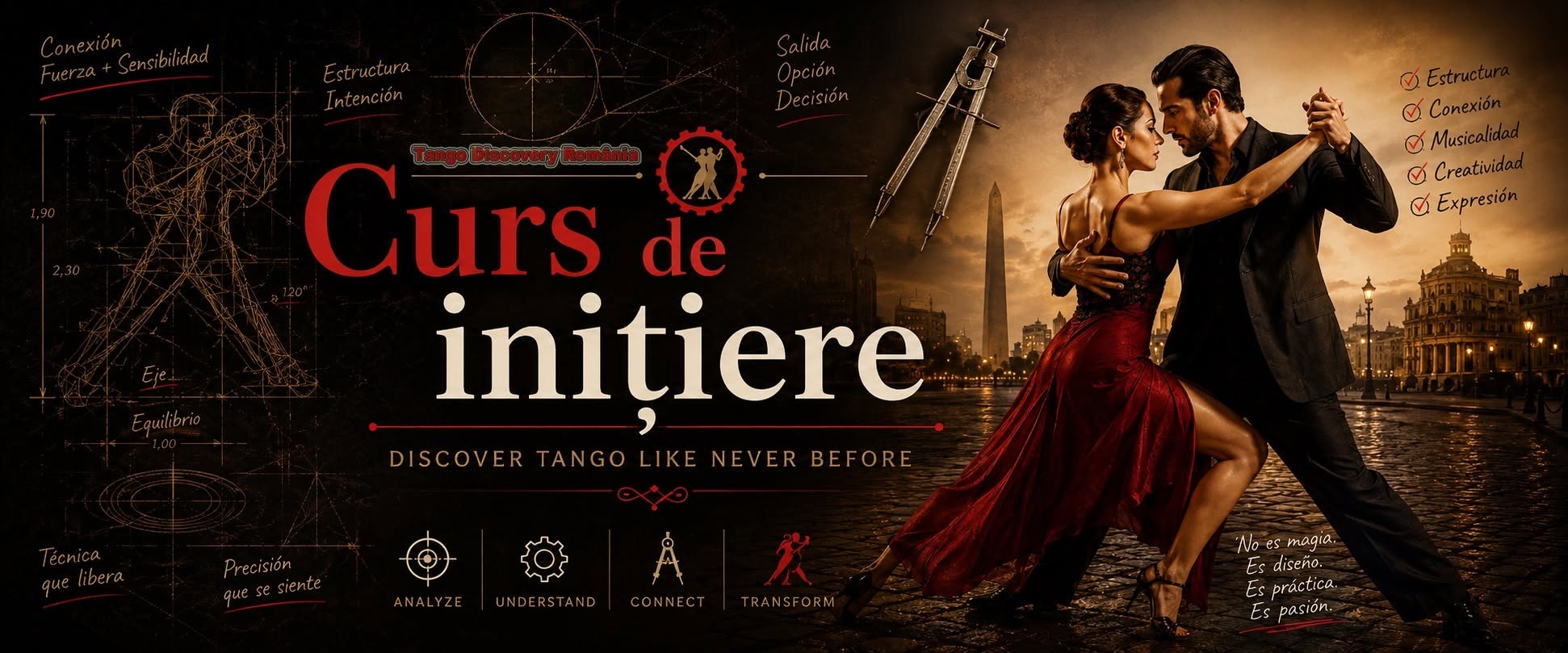 Tango Argentinian - curs de inițiere