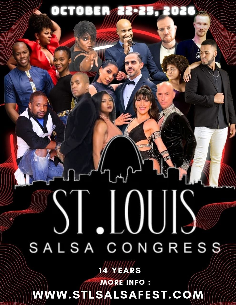 14th St. Louis Salsa Bachata Congress October 22-25, 2026