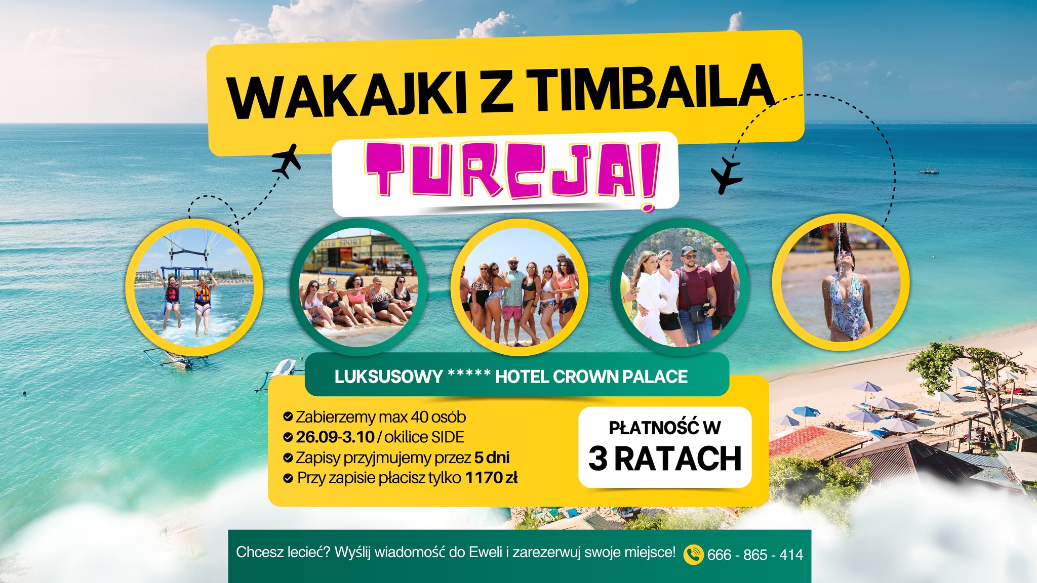 WAKACJE W TURCJI Z TIMBAILA