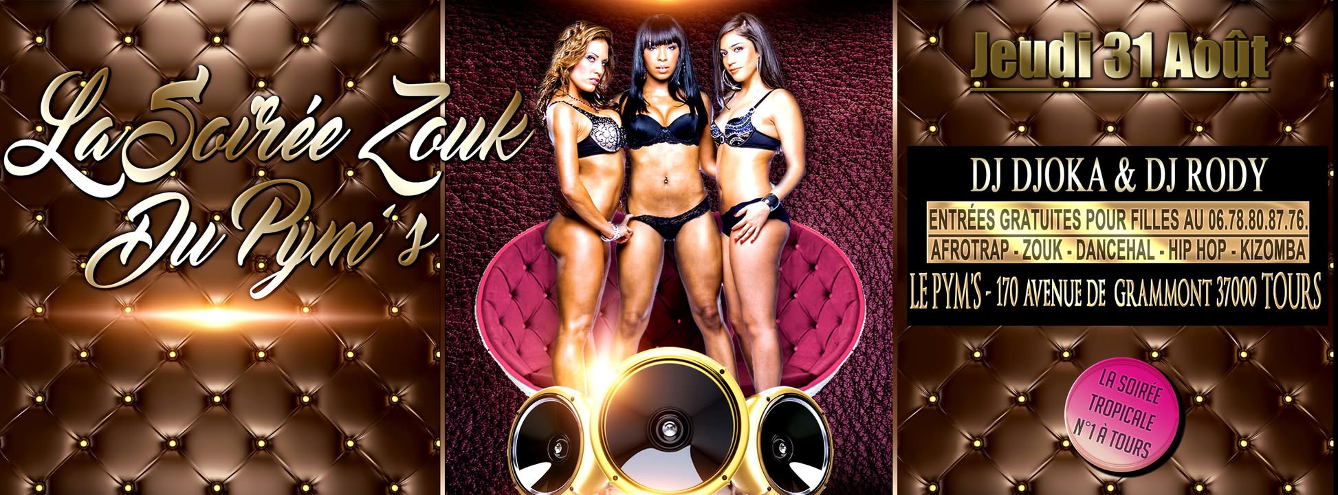 La Soirée Zouk du Pym's - Dj Djoka & Dj Rody