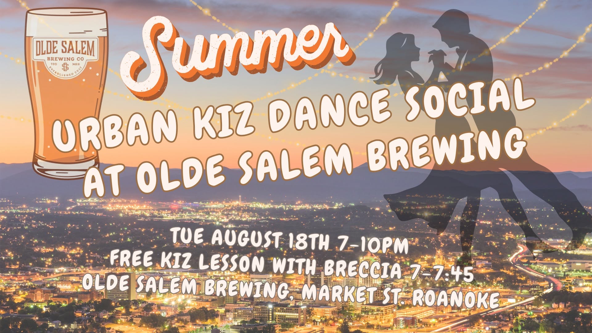 Urban Kiz Dance Social at Olde Salem Brewing - Downtown