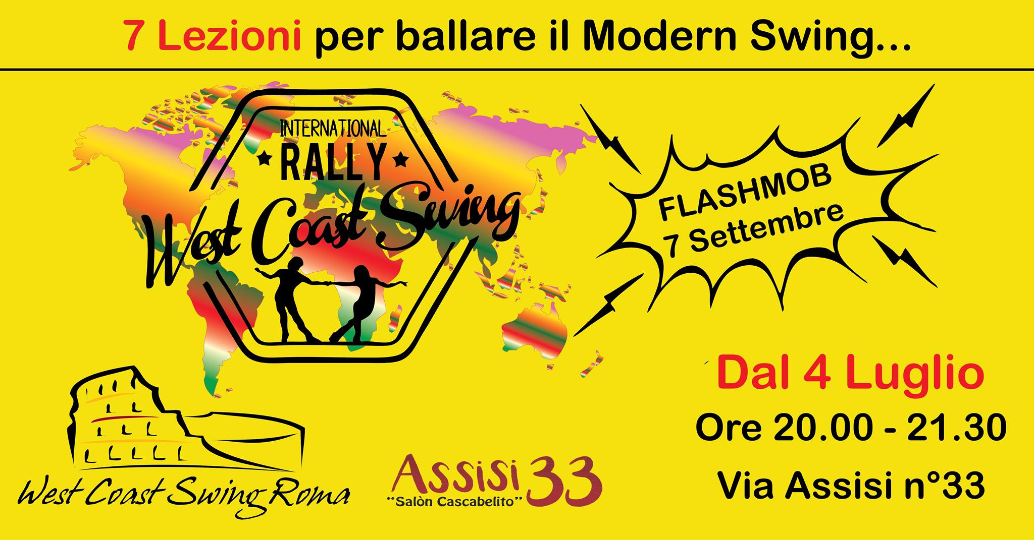 Lezioni di Modern Swing & Flshmob 2019