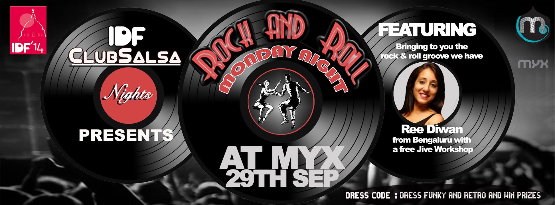 IDF Club Salsa Nights presents Monday Night Rock n Roll at MYX