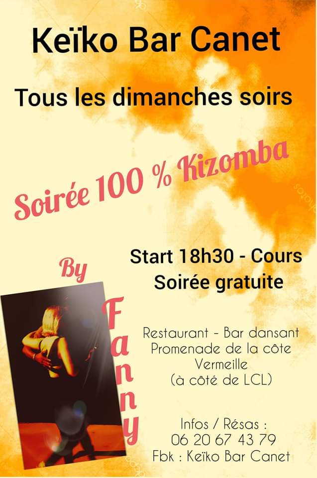 Soirée 100000% Kiz + Cours Débutant Évolutif