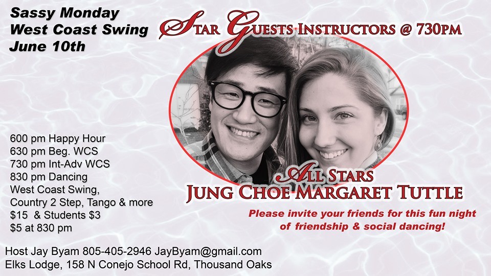 Sassy Monday West Coast Swing Jung Choe & JAY