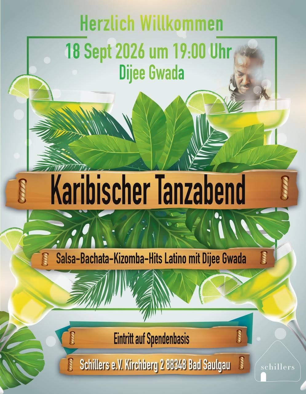 Karibischer Tanzabend im Schillers Bad Saulgau