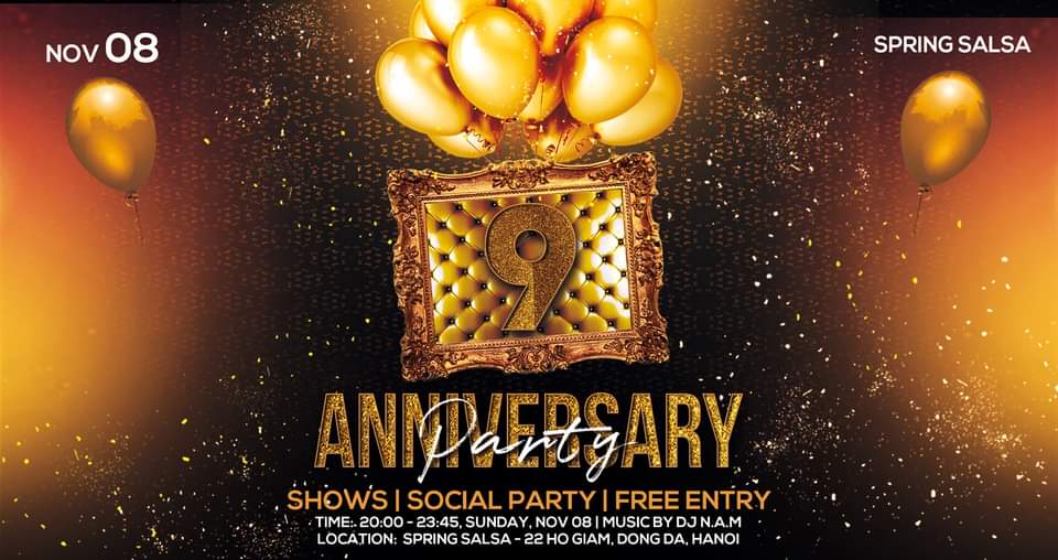 Show Dance - 9 Years Anniversary Spring Salsa (Nov 08th)
