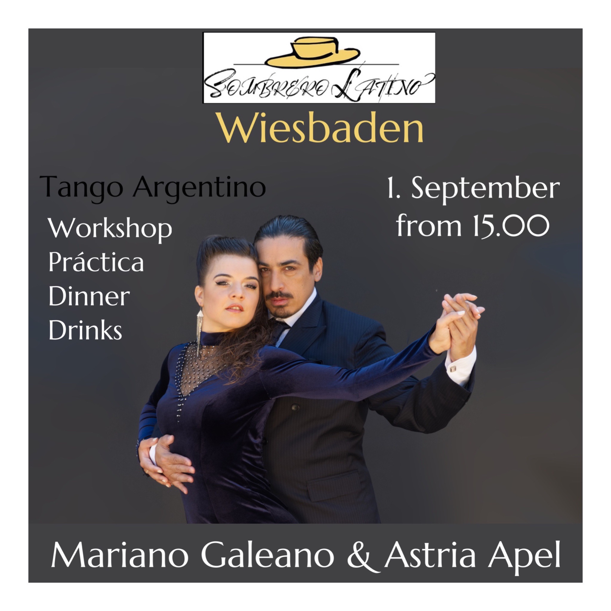 Workshop, Práctica, Dinner, Drinks at Sombrero Latino in Wiesbaden