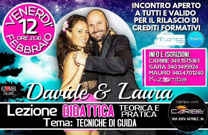 LEZIONI DIDATTICHE di KIZOMBA con DAVIDE e LAURA