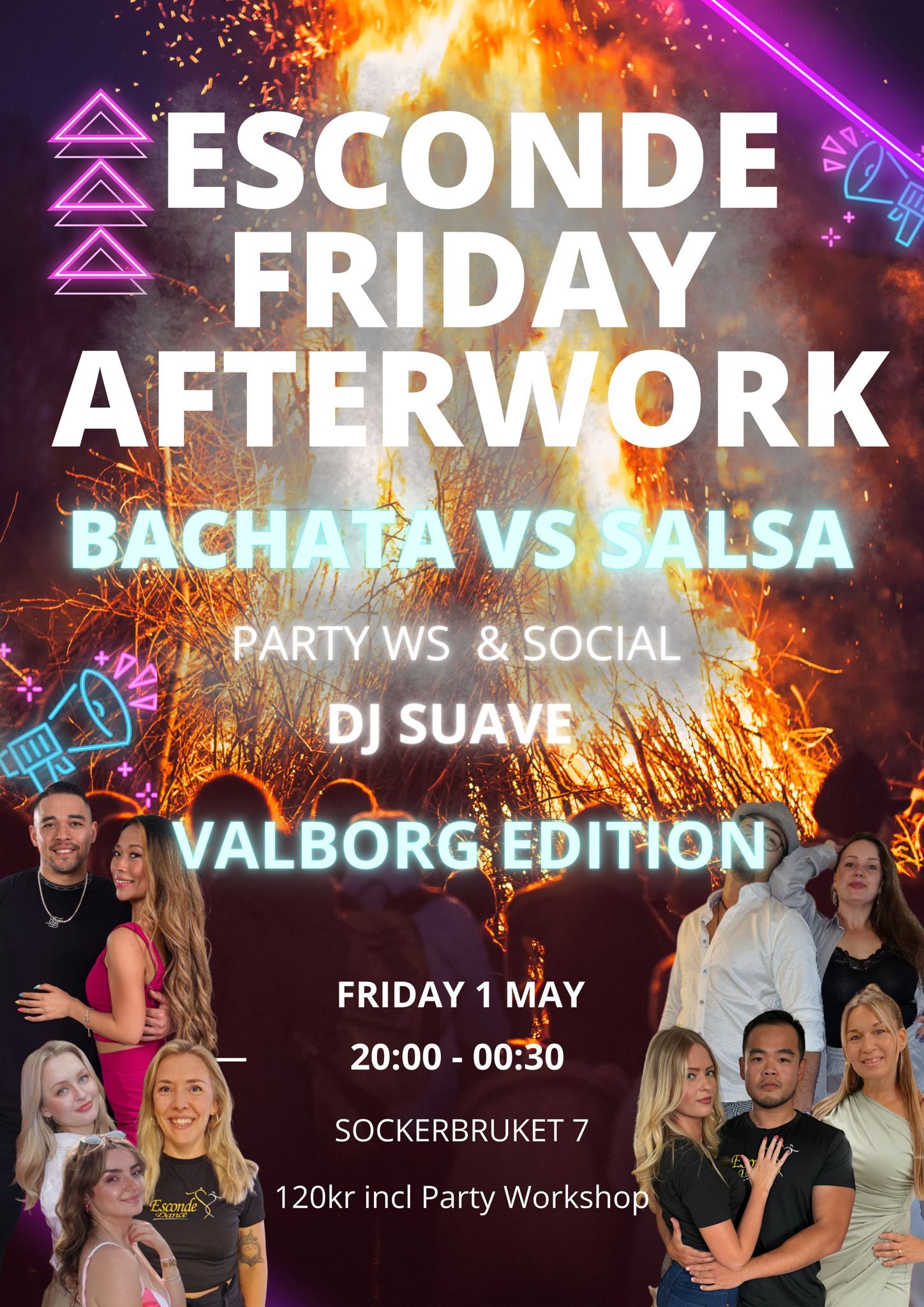 Esconde Friday Afterwork Valborg Edition - 100% Bachata & 100% Salsa Social 1 5 💃🔥