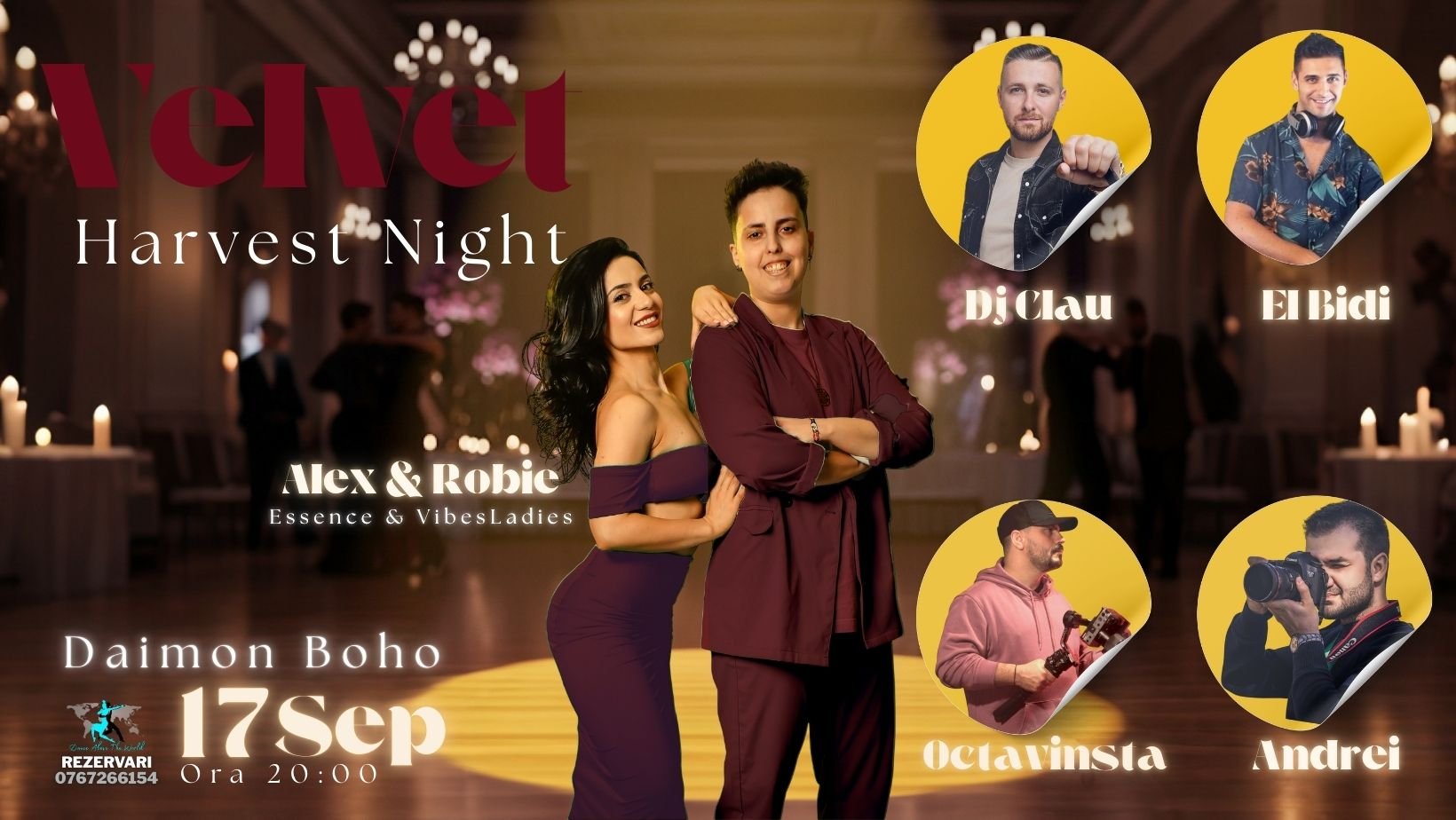 🍇Velvet Harvest Night🍷Latin Dance Experience✨