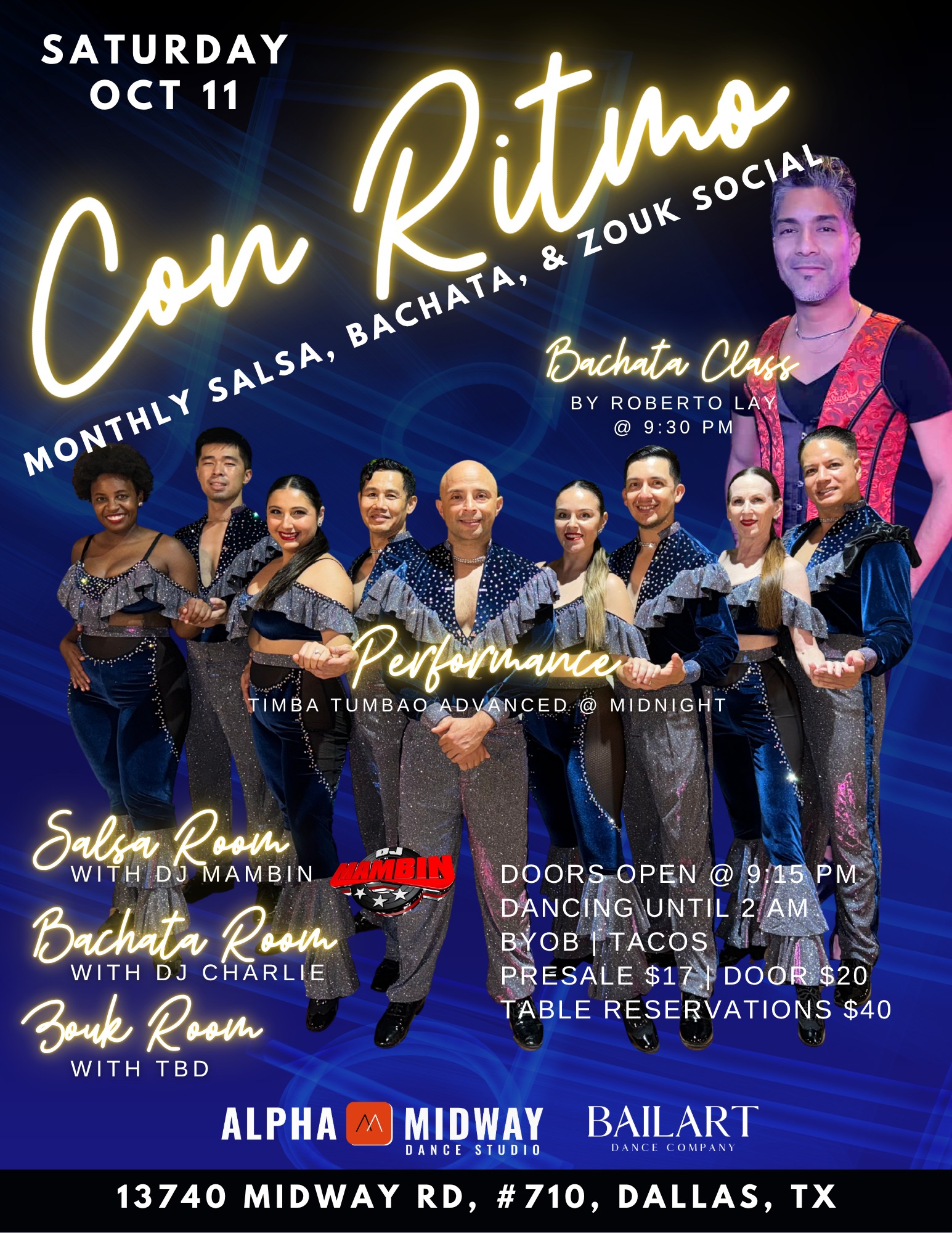Con Ritmo Salsa Bachata Zouk Social - feat. Timba Tumbao Advanced!
